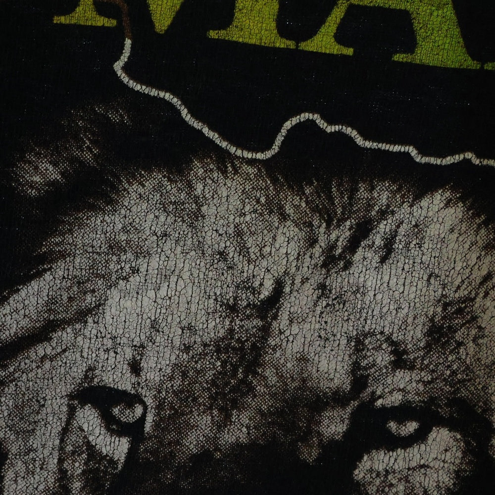 VINTAGE(ヴィンテージ) 90s BOB MARLEY POSOTOVE VIBRATION TEE ボブマーリー 両面プリント Tシャツ 半袖カットソー ブラック