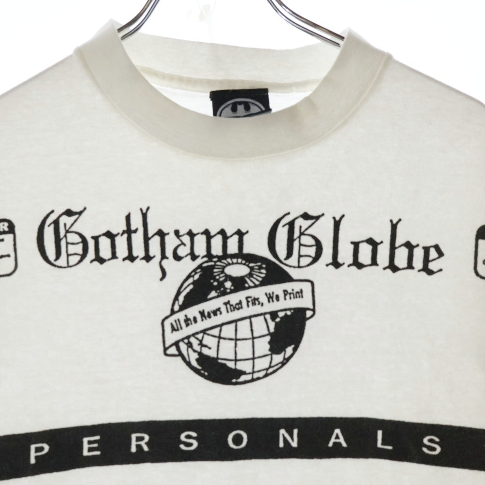 VINTAGE(ヴィンテージ) 90s BATMAN GOTHAM GLOBE バットマン プリント Tシャツ 半袖カットソー ホワイト