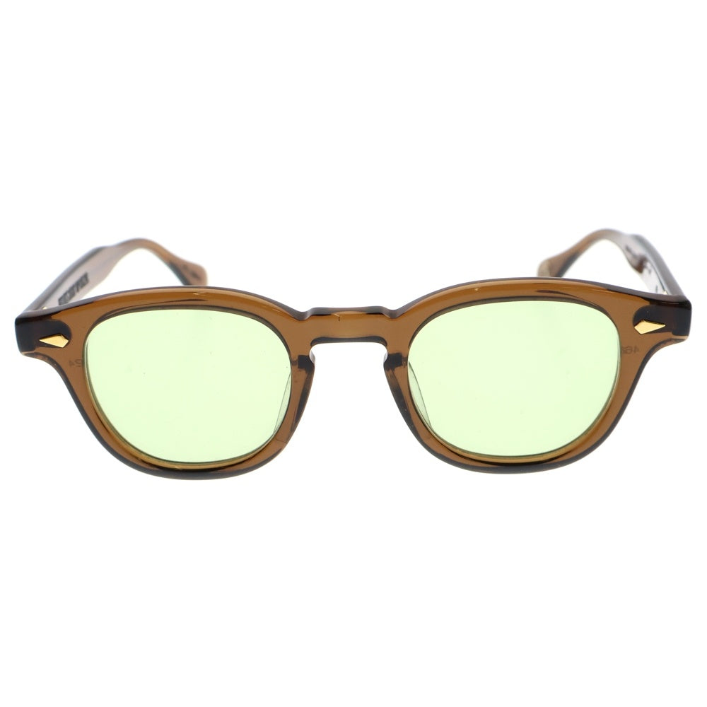 JULIUS TART OPTICAL(ジュリアス タートオプティカル) ウェリントン アイウェア メガネ サングラス 復刻ARNEL PL-102CA AR 46/24 GOLD Red Brown