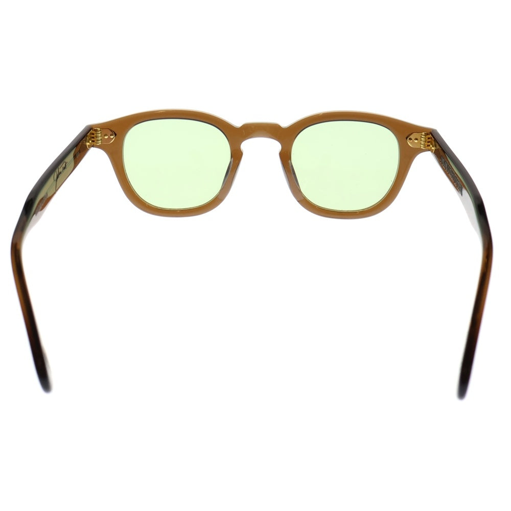 JULIUS TART OPTICAL(ジュリアス タートオプティカル) ウェリントン アイウェア メガネ サングラス 復刻ARNEL PL-102CA AR 46/24 GOLD Red Brown