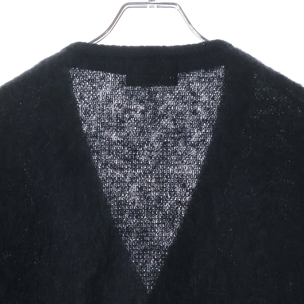 TENDERLOIN(テンダーロイン) MOHAIR CARDIGAN ウール アクリル ナイロン カーディガン ブラック