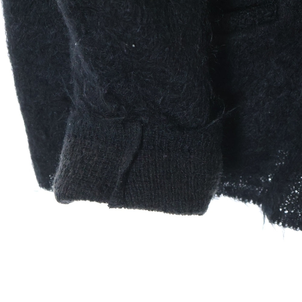 TENDERLOIN(テンダーロイン) MOHAIR CARDIGAN ウール アクリル ナイロン カーディガン ブラック
