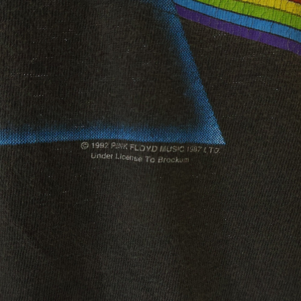 VINTAGE(ヴィンテージ) 90s PINK FLOYD DARK SIDE OF THE MOON ピンクフロイド Tシャツ 半袖カットソー ブラック