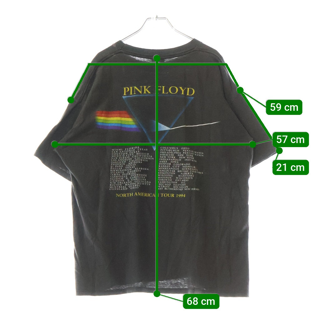 VINTAGE(ヴィンテージ) 90s PINK FLOYD DARK SIDE OF THE MOON ピンクフロイド Tシャツ 半袖カットソー ブラック