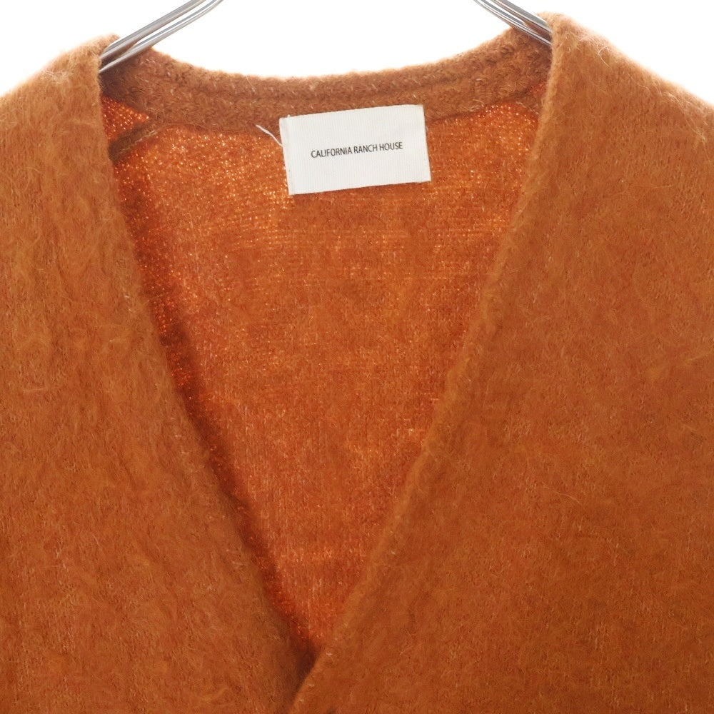 CALIFORNIA RANCH HOUSE(カリフォルニアランチハウス) MOHAIR CARDIGAN カリフォルニアランチハウス モヘアカーディガン オレンジ