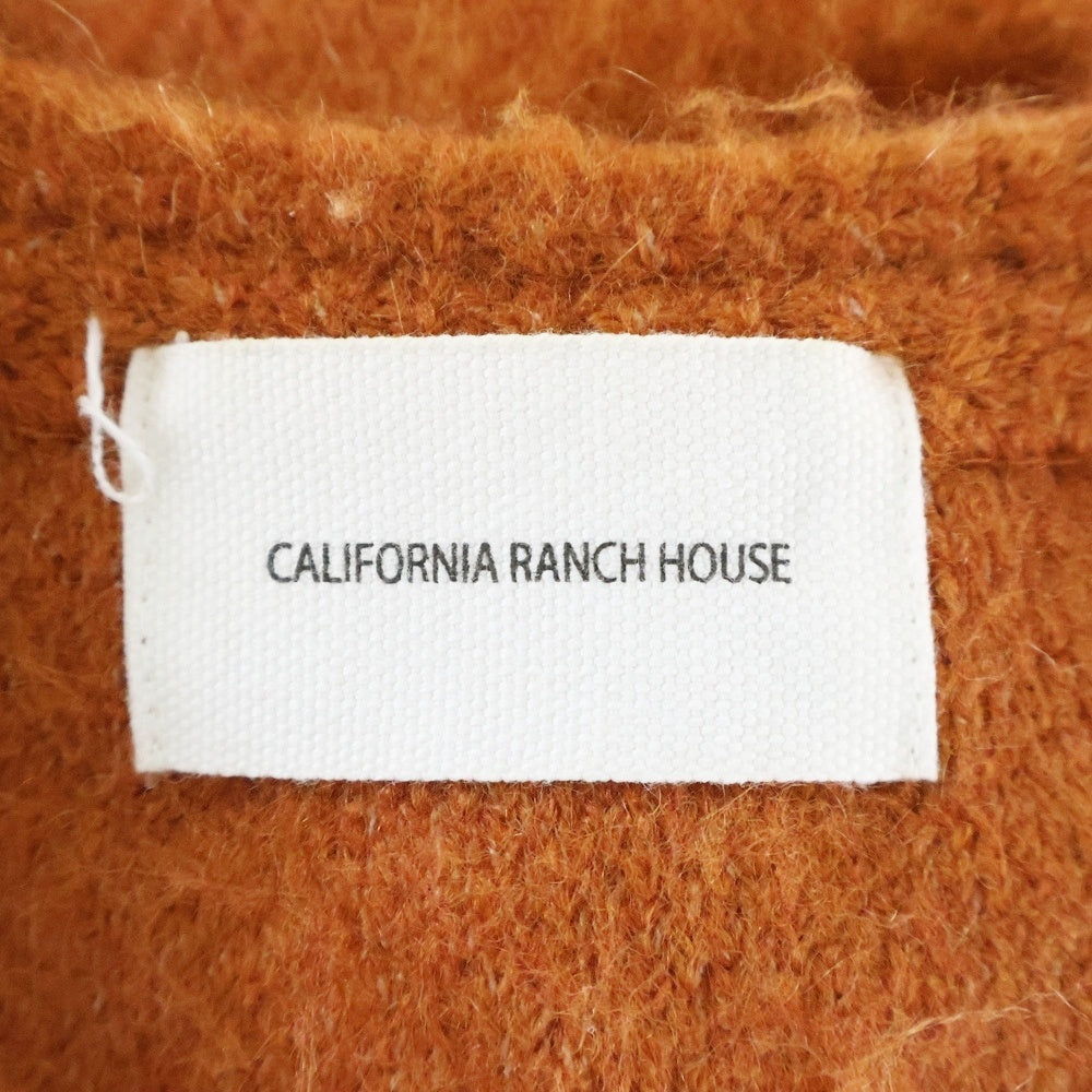 CALIFORNIA RANCH HOUSE(カリフォルニアランチハウス) MOHAIR CARDIGAN カリフォルニアランチハウス モヘアカーディガン オレンジ