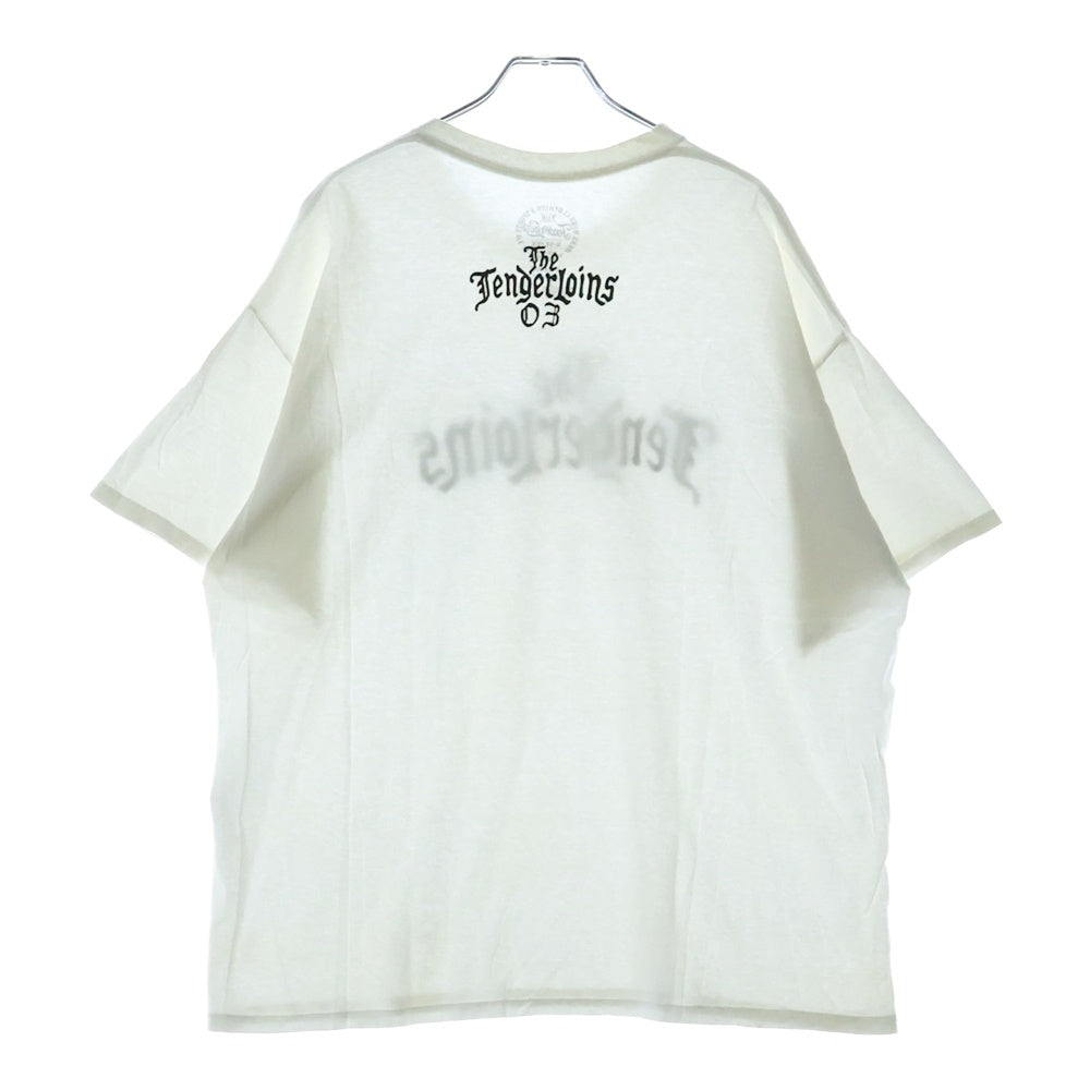 TENDERLOIN(テンダーロイン) THE TENDERLOIN TEE フロント ロゴ プリント Tシャツ 半袖カットソーホワイト