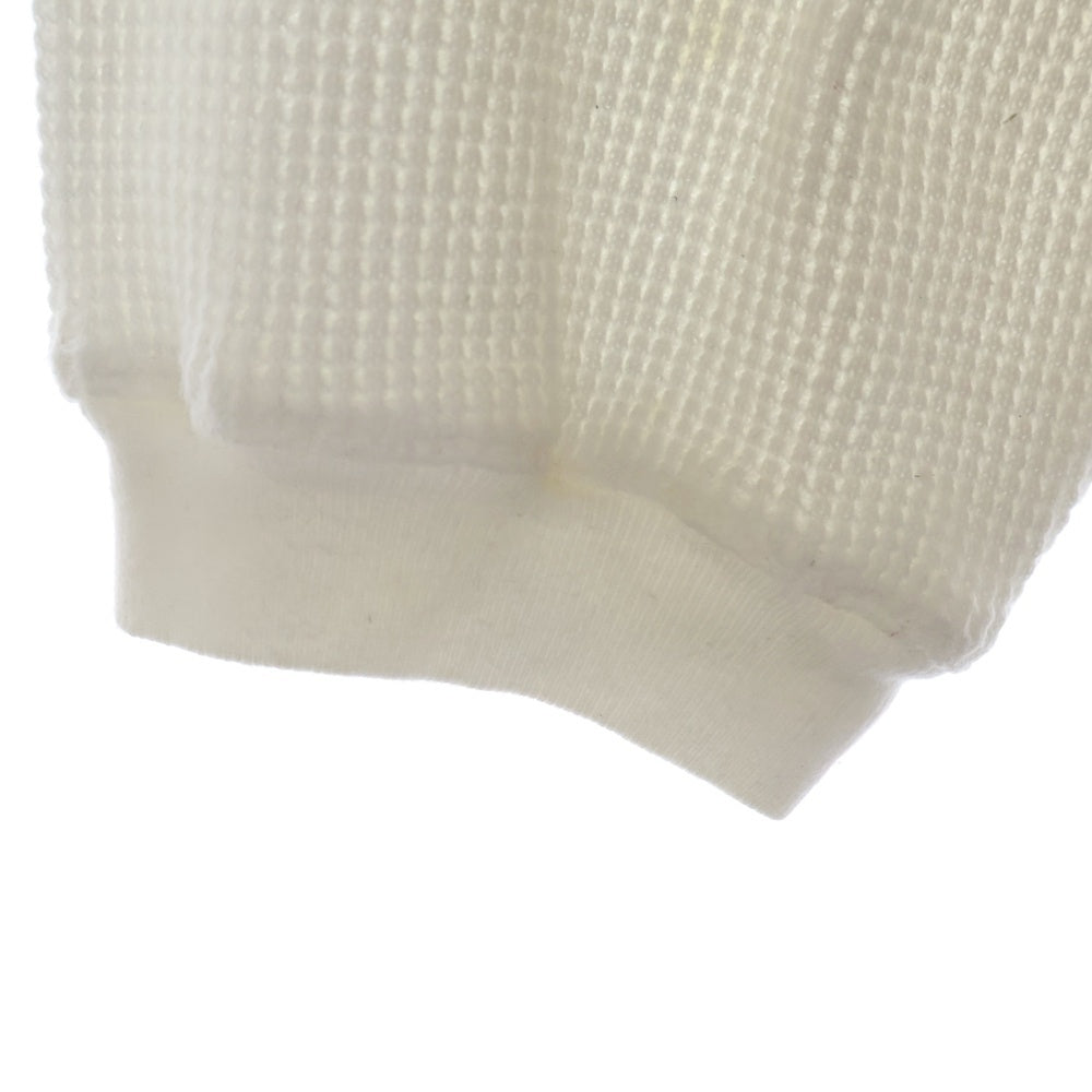 WTAPS(ダブルタップス) 20SS WAFFLE LS TEE COTTON コットン ワッフル 長袖カットソー ホワイト 201ATDT-CSM29
