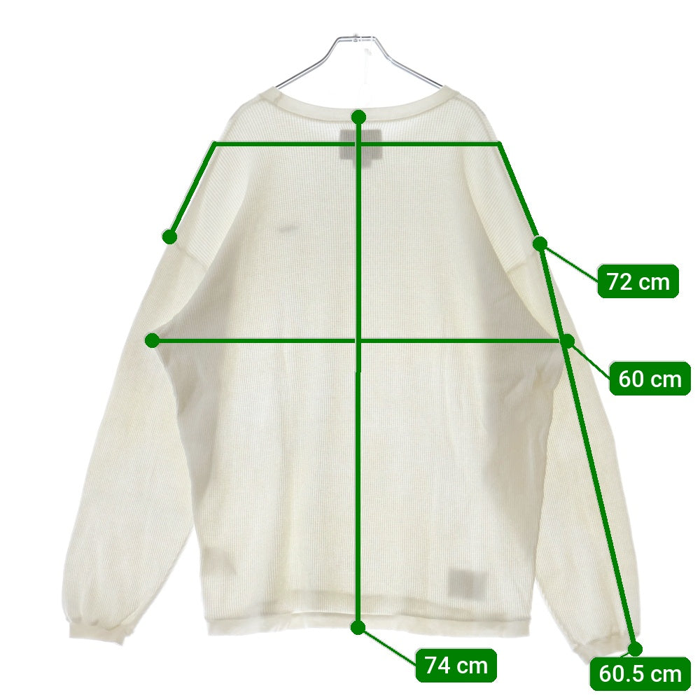 WTAPS(ダブルタップス) 20SS WAFFLE LS TEE COTTON コットン ワッフル 長袖カットソー ホワイト 201ATDT-CSM29