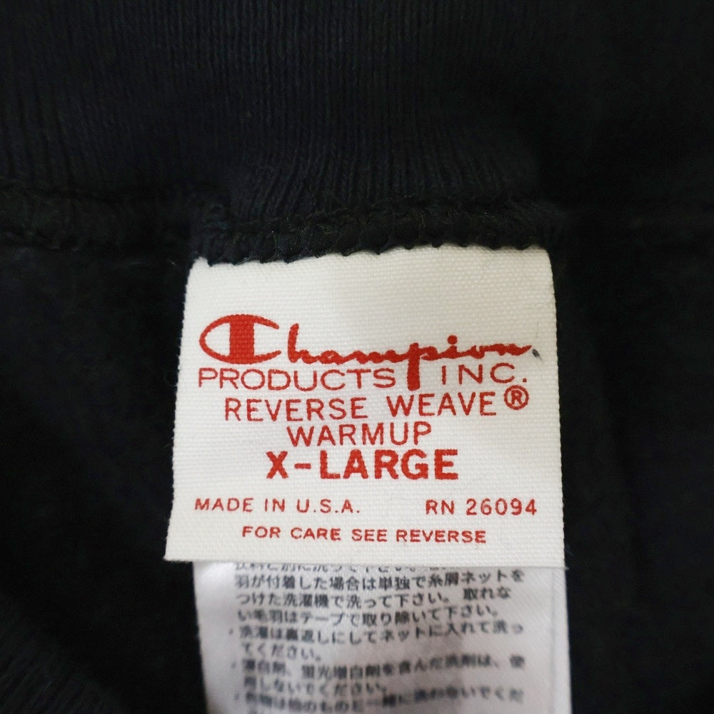 CHAMPION(チャンピオン) REVERSE WEAVE リバースウィーブ スウェットパンツ ブラック 単色タグ 復刻 MADE IN USA C5-Y201