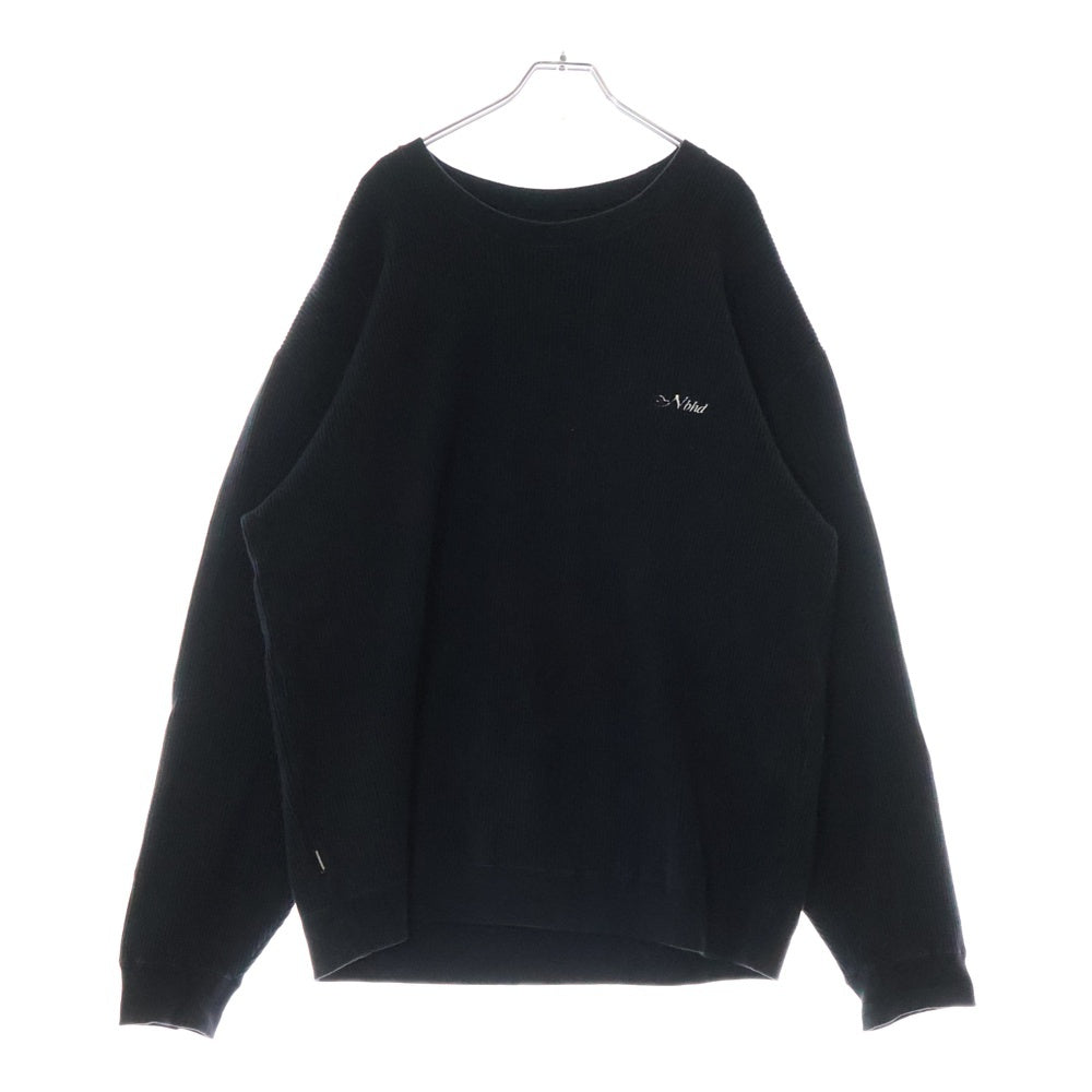 NEIGHBORHOOD(ネイバーフッド) 21AW WAFFLE C-CREW.L/S ワッフルスウェット カットソー ブラック 212OKNH-CSM02