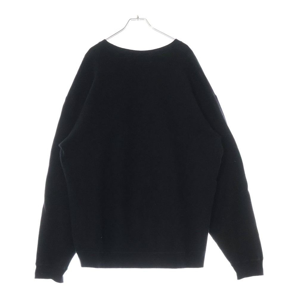 NEIGHBORHOOD(ネイバーフッド) 21AW WAFFLE C-CREW.L/S ワッフルスウェット カットソー ブラック 212OKNH-CSM02
