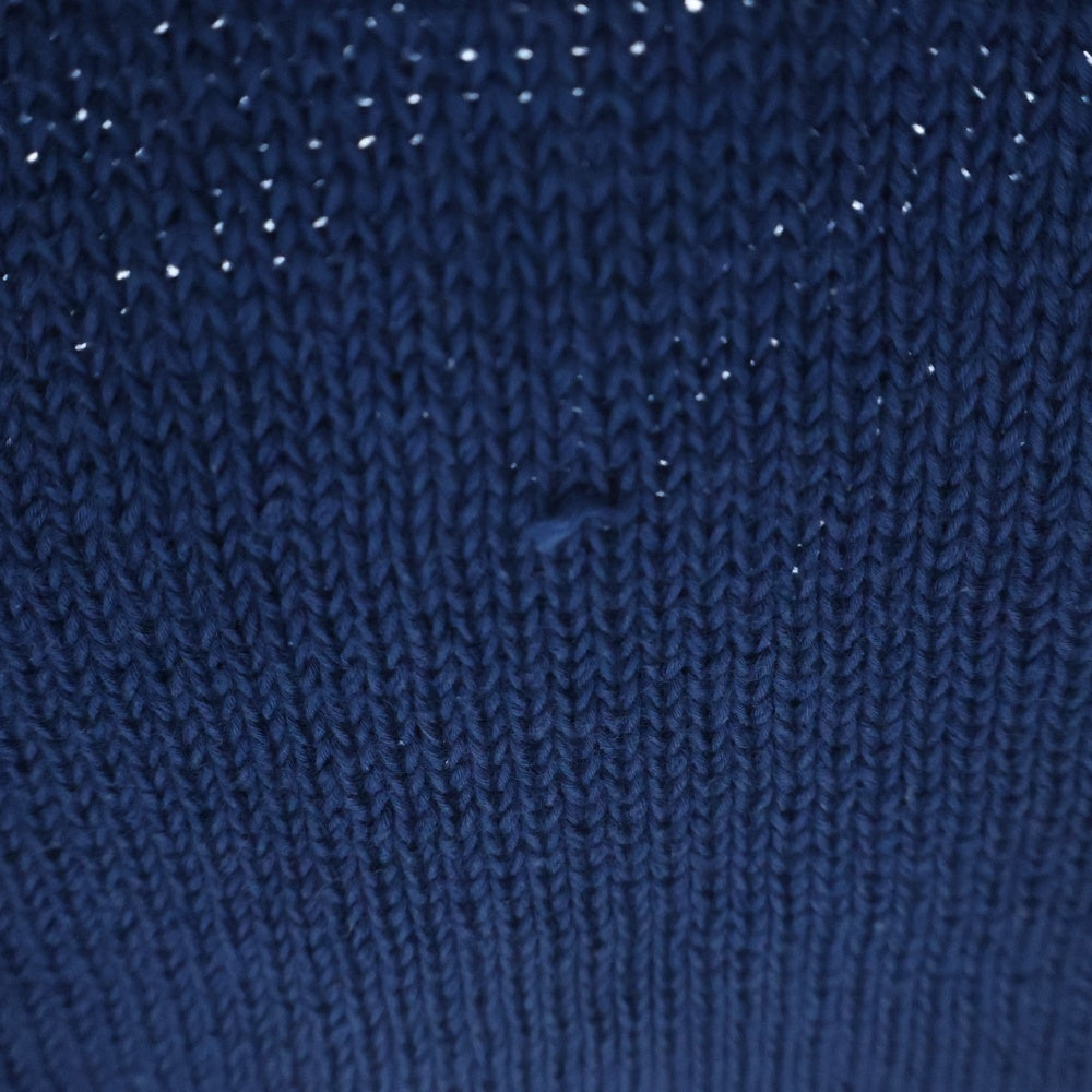 TENDERLOIN(テンダーロイン) ROLL NECK SWEATER INDIGO BLUE ロールネック コットンリネン ニットセーター ブルー