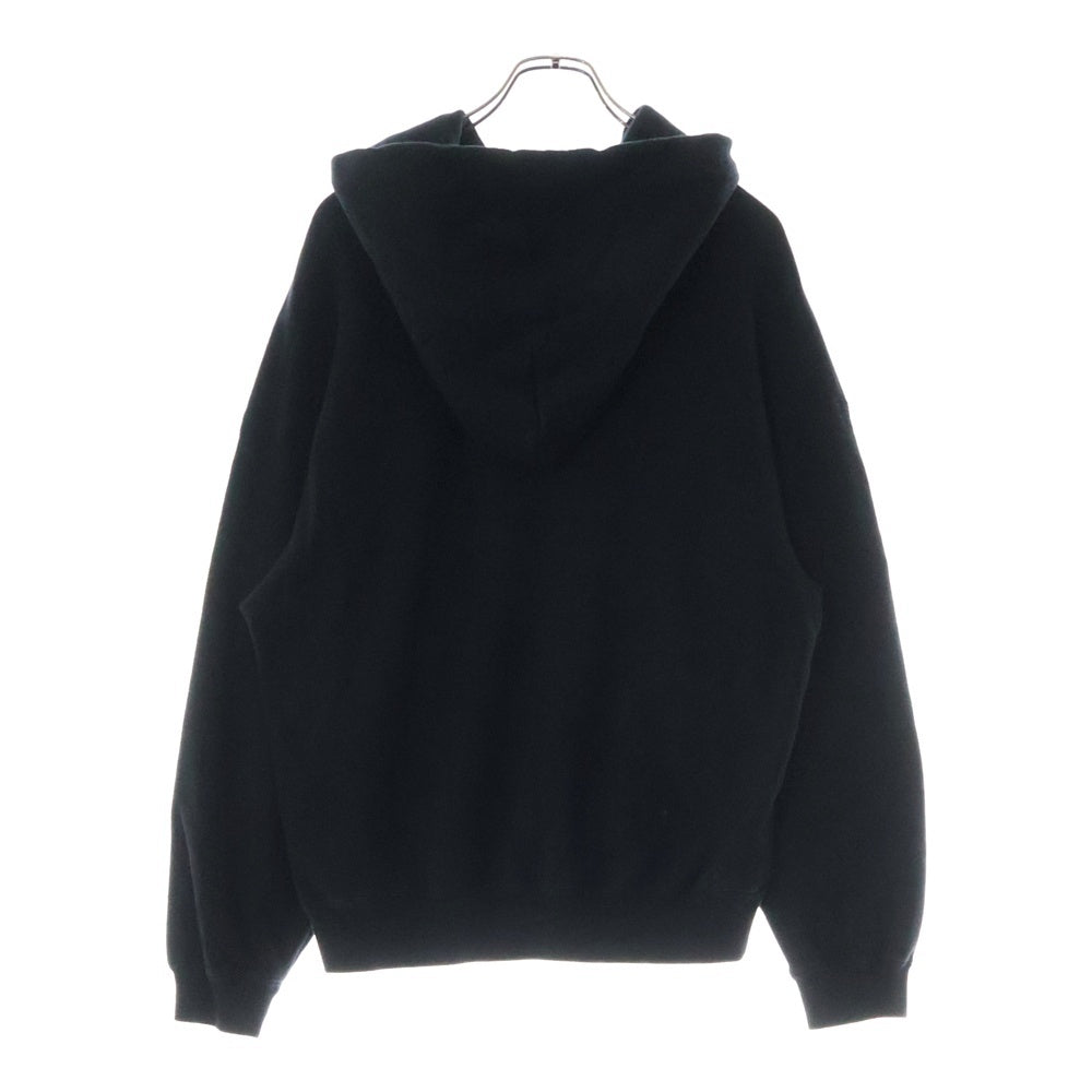 NEIGHBORHOOD(ネイバーフッド) ×Yohji Yamamoto YN. HOODED LS BLACK ヨウジヤマモト フロントロゴプルオーバーパーカー ブラック 222YAYYN-CSM01S HZ-T64-289