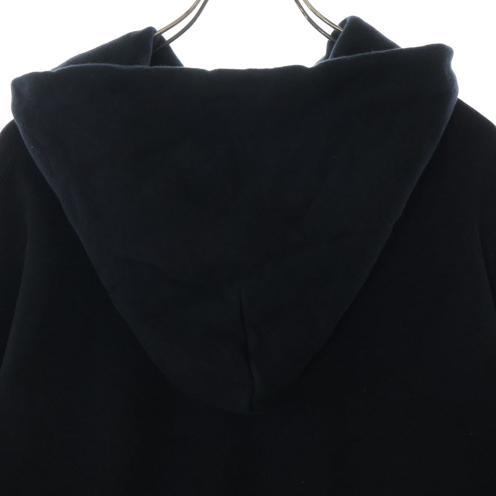 NEIGHBORHOOD(ネイバーフッド) ×Yohji Yamamoto YN. HOODED LS BLACK ヨウジヤマモト フロントロゴプルオーバーパーカー ブラック 222YAYYN-CSM01S HZ-T64-289