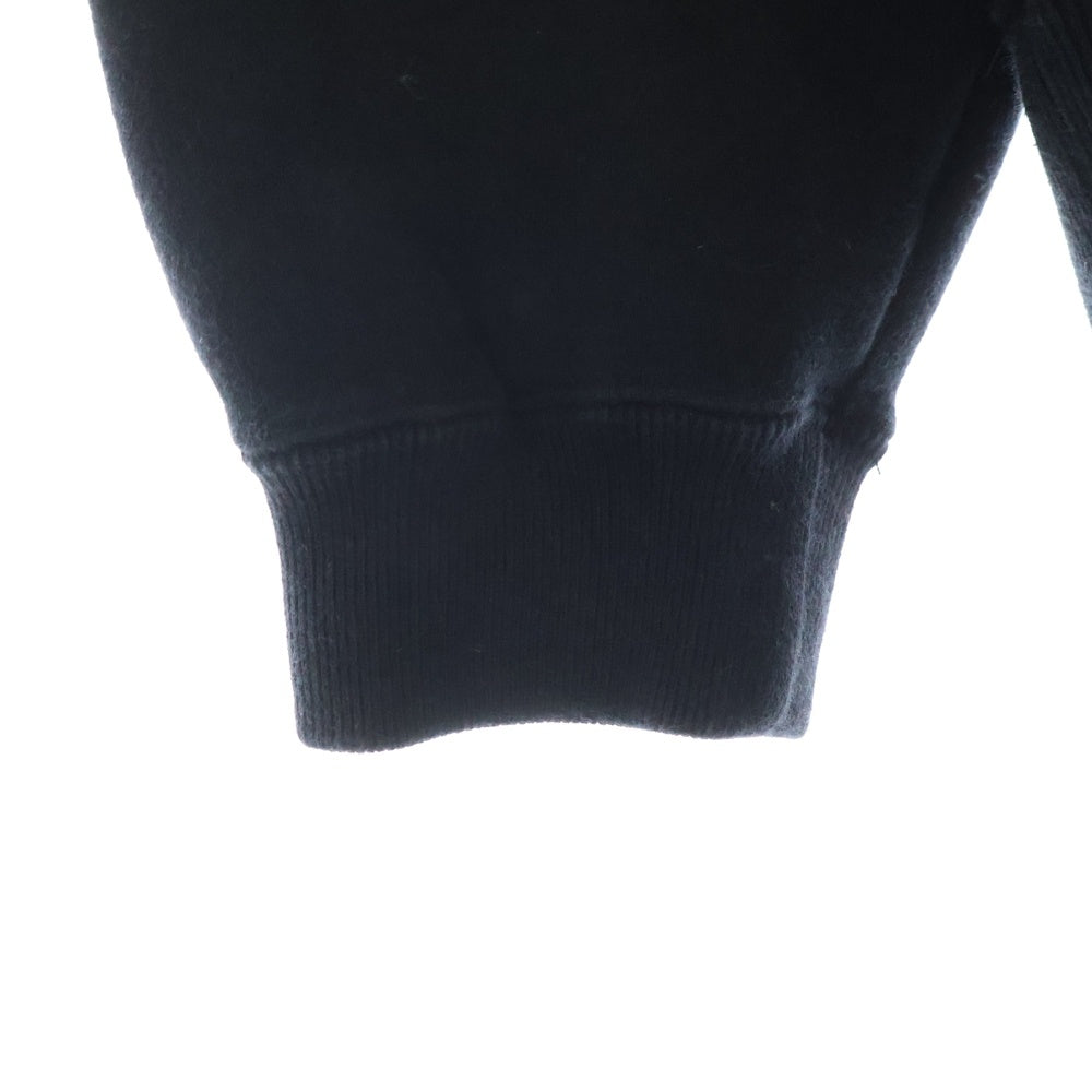 NEIGHBORHOOD(ネイバーフッド) ×Yohji Yamamoto YN. HOODED LS BLACK ヨウジヤマモト フロントロゴプルオーバーパーカー ブラック 222YAYYN-CSM01S HZ-T64-289