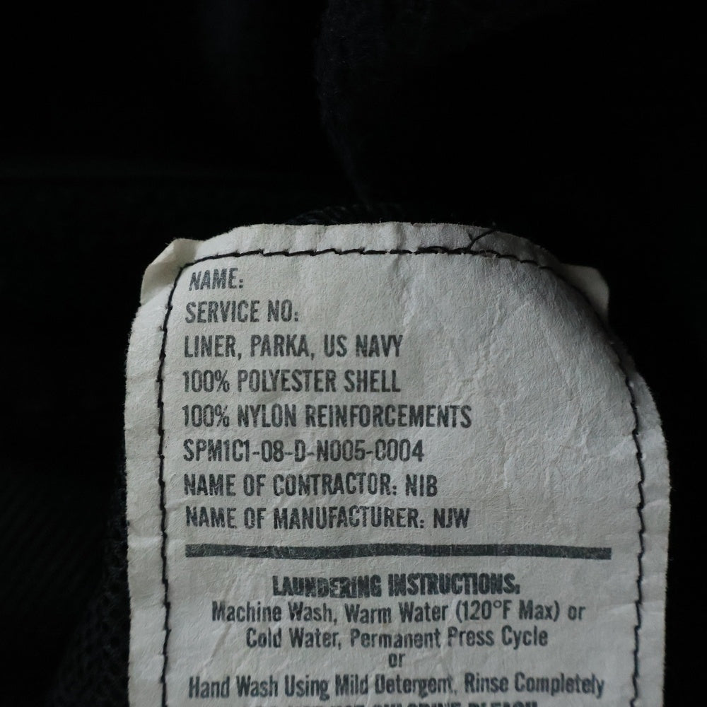 VINTAGE(ヴィンテージ) US.NAVY POLARTEC ポーラテック ナイロンコンビ フリース ジャケット ブラック
