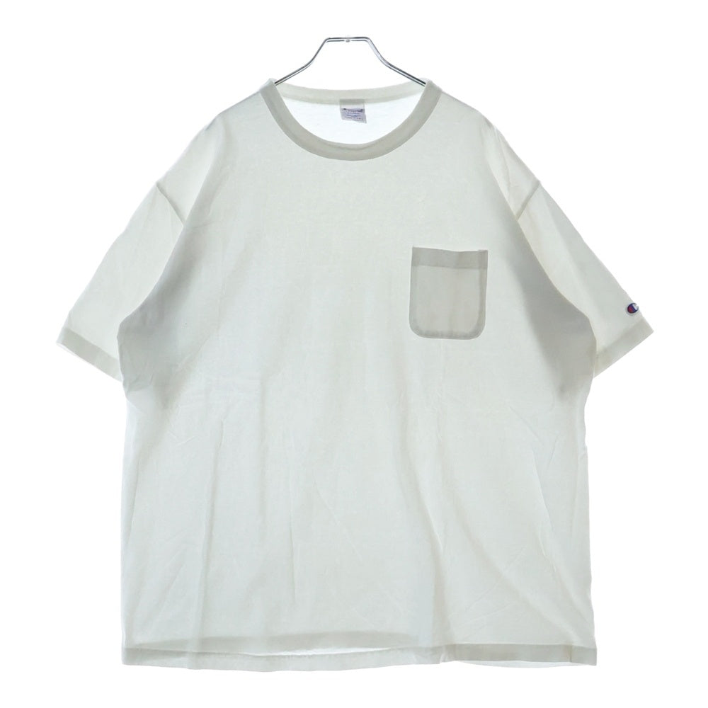 CHAMPION(チャンピオン) T1011 ティーテンイレブン ショートスリーブポケット MADE IN USA Tシャツ 半袖カットソー ホワイト