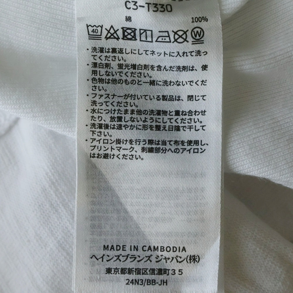 CHAMPION(チャンピオン) REVERSE WEAVE T-SHIRT リバースウィーブ Tシャツ 半袖カットソー ホワイト