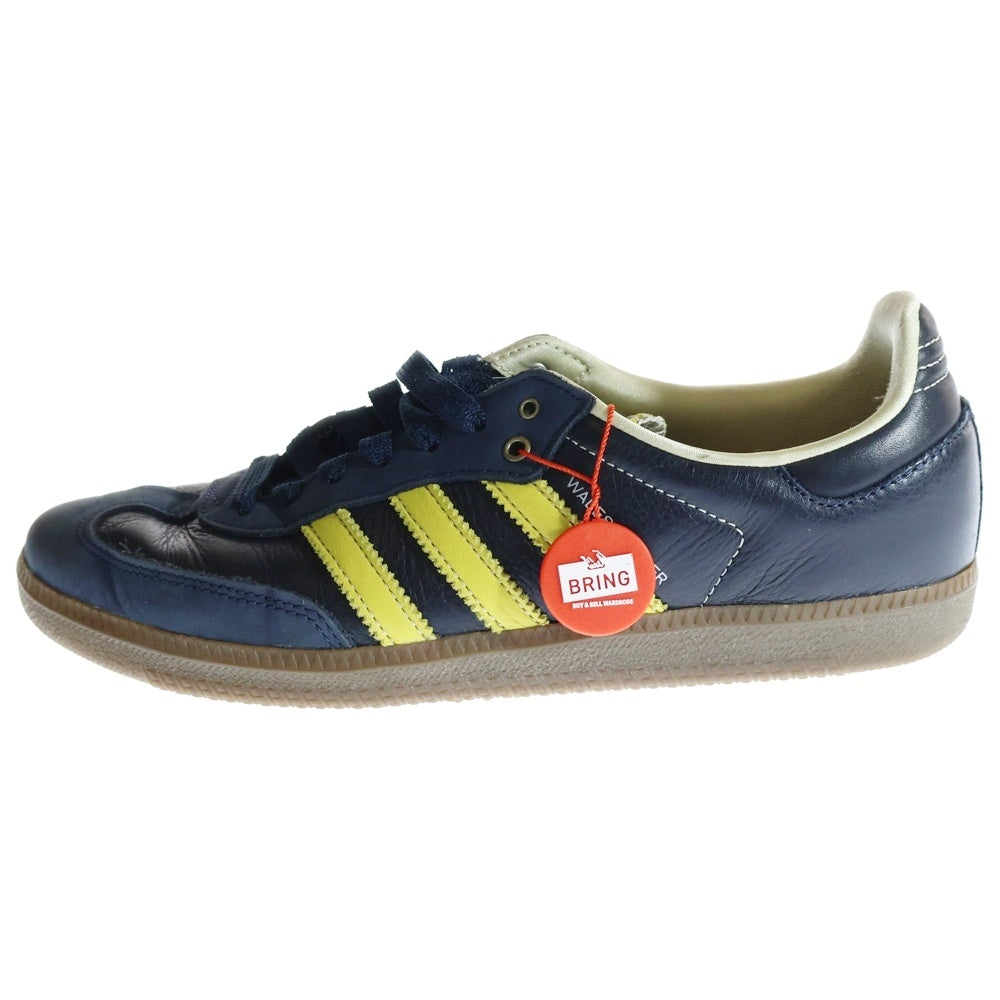 adidas(アディダス) ×Wales Bonner Samba Collegiate Navy S42595 ウェールズボナー サンバ レザー ローカットスニーカー US8.5/26.5cm