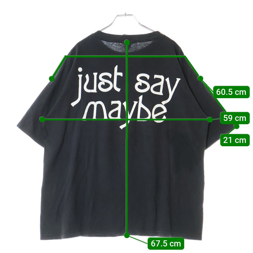 VINTAGE(ヴィンテージ) 90s THE SMASHING PUMPKINS JUST SAY MAYBE TEE スマッシング・パンプキンズ バンド 両面プリント半袖Tシャツ カットソー ブラック