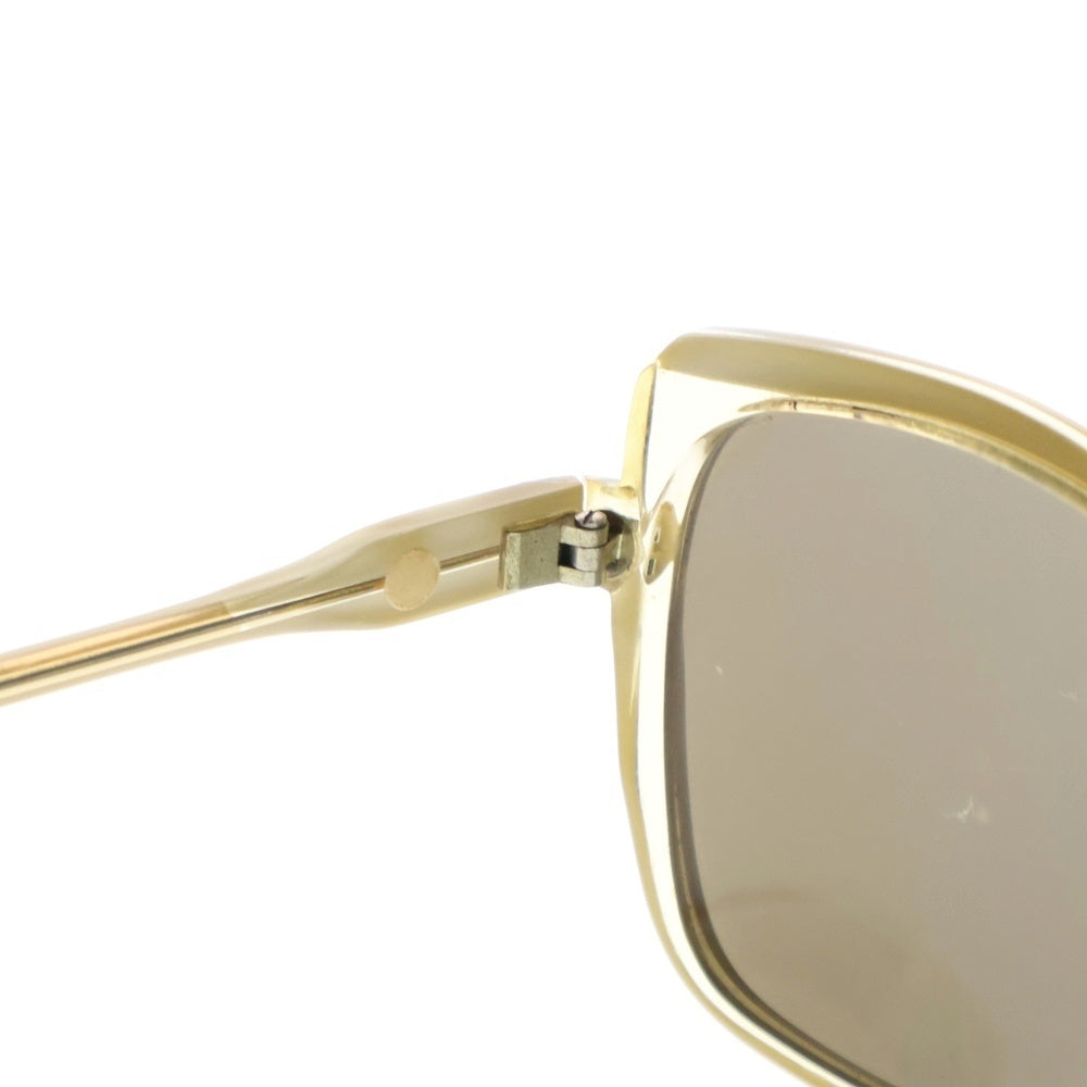 VINTAGE(ヴィンテージ) デザイン フレーム アイウェア サングラス 眼鏡 ホワイト/クリア