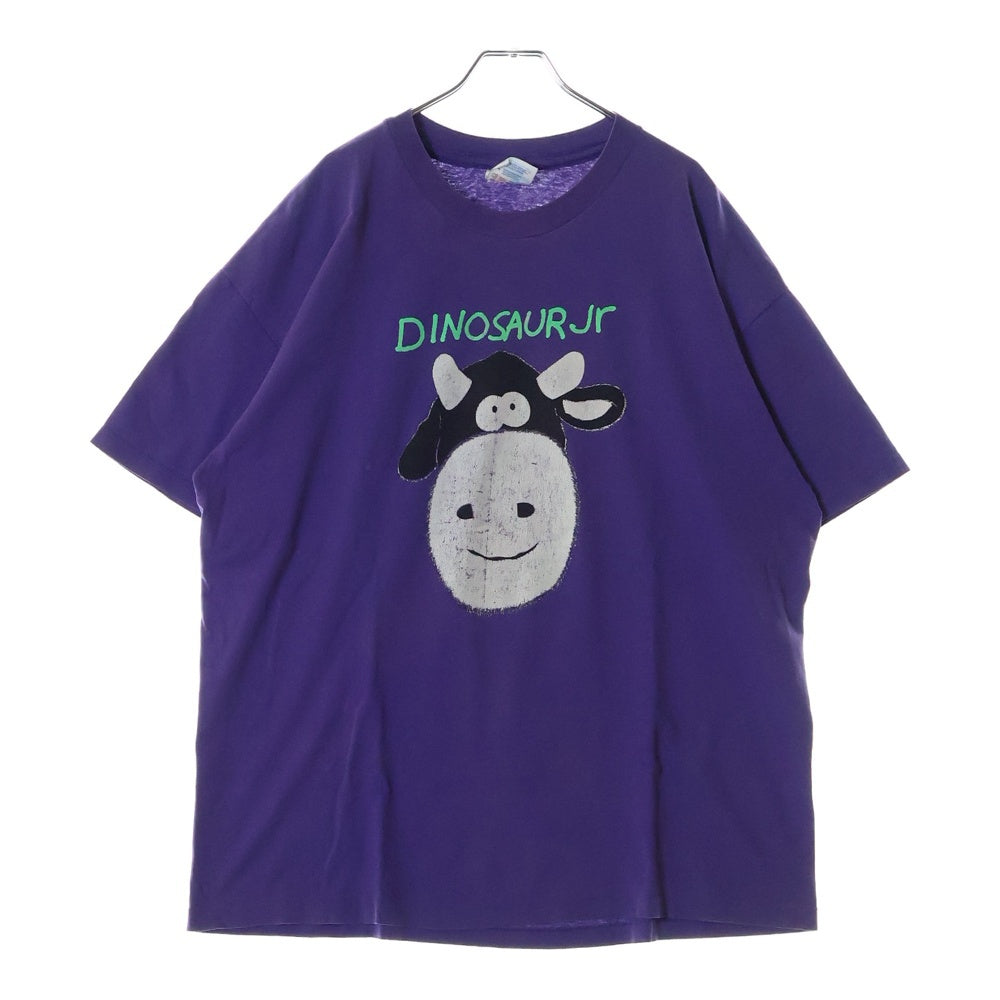 VINTAGE(ヴィンテージ) 90s DINOSAUR Jr COW & GORILLA PURPLE TEE ダイナソージュニア 両面プリント半袖Tシャツ カットソー パープル