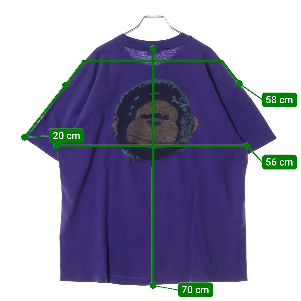 VINTAGE(ヴィンテージ) 90s DINOSAUR Jr COW & GORILLA PURPLE TEE ダイナソージュニア 両面プリント半袖Tシャツ カットソー パープル