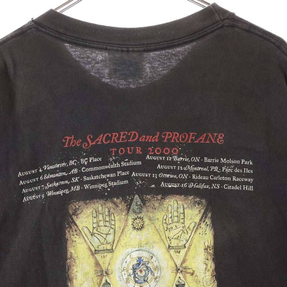 VINTAGE(ヴィンテージ) 90s THE SMASHING PUMPKINS THE SACRED AND PROFANE TOUR 2000 TEE スマッシングパンプキンズ バンド 両面プリント半袖Tシャツ カットソー ブラック