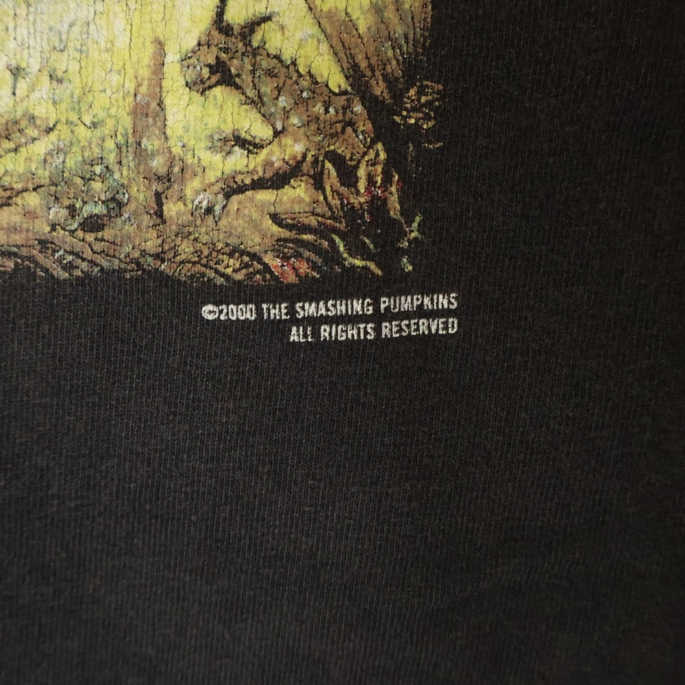 VINTAGE(ヴィンテージ) 90s THE SMASHING PUMPKINS THE SACRED AND PROFANE TOUR 2000 TEE スマッシングパンプキンズ バンド 両面プリント半袖Tシャツ カットソー ブラック