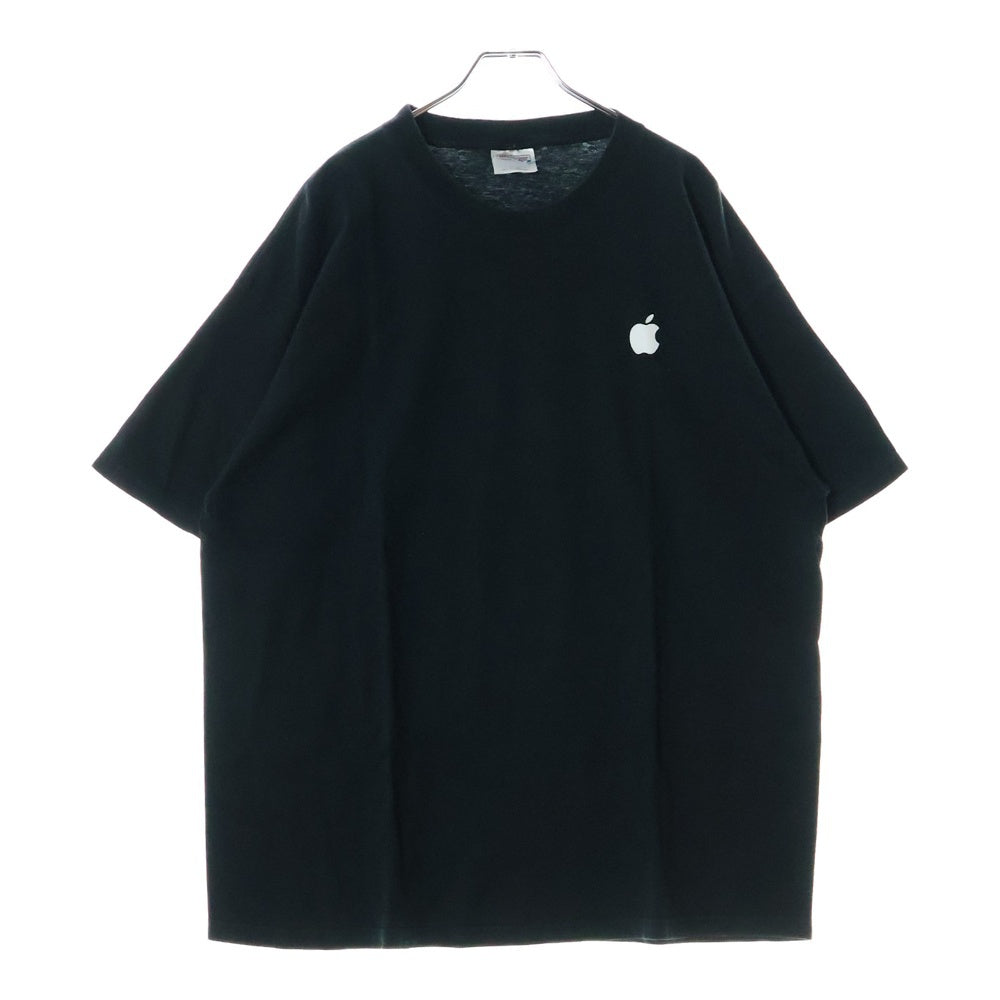VINTAGE(ヴィンテージ) 00s Apple Mac OS X 1TEE アップル 企業 両面プリント半袖Tシャツ カットソー ブラック