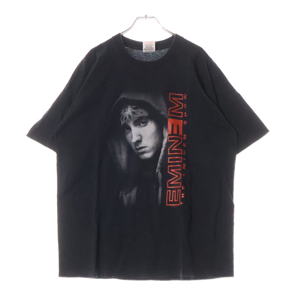VINTAGE(ヴィンテージ) 00s EMINEM THE EMINEM SHOW 2003 TEE エミネム 両面プリント半袖Tシャツ カットソー ブラック
