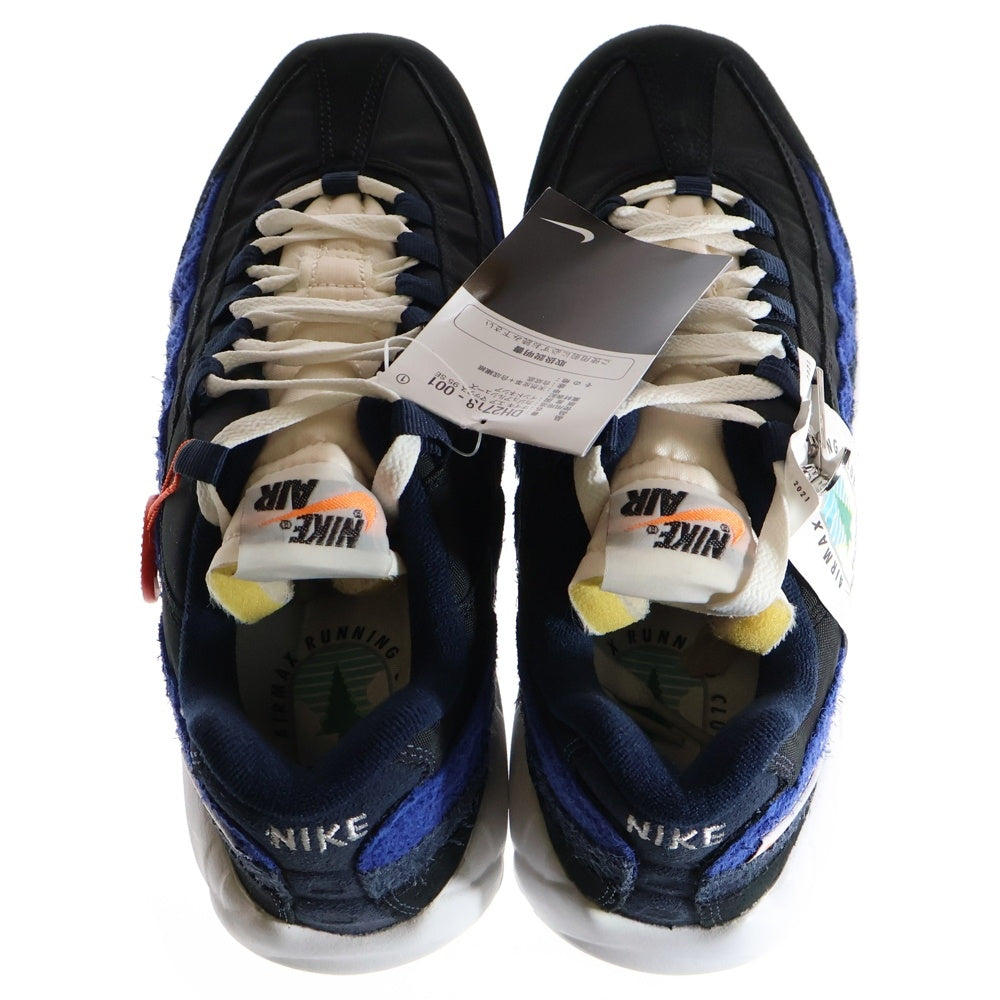 NIKE(ナイキ) AIR MAX 95 SE BLACK/SAIL-OBSIDIAN-DEEP ROYAL BLUE DH2718-001 エア マックス 95 シーズナルエディション ローカットスニーカー ブラック/ブルー US8/26cm