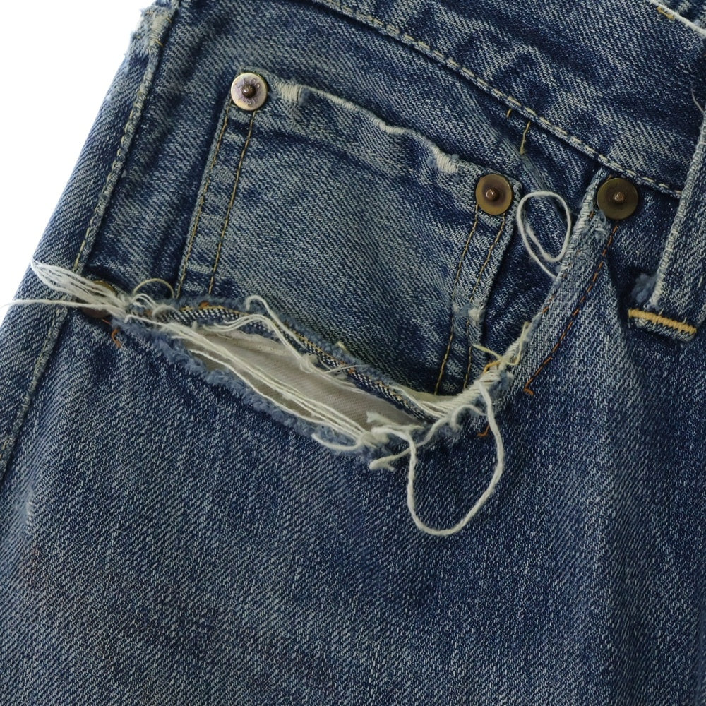 Levi's(リーバイス) 40‐50s VINTAGE 501XX 47model BIG E ボタン裏刻印無し 3ボタンフライ デニム パンツ インディゴ