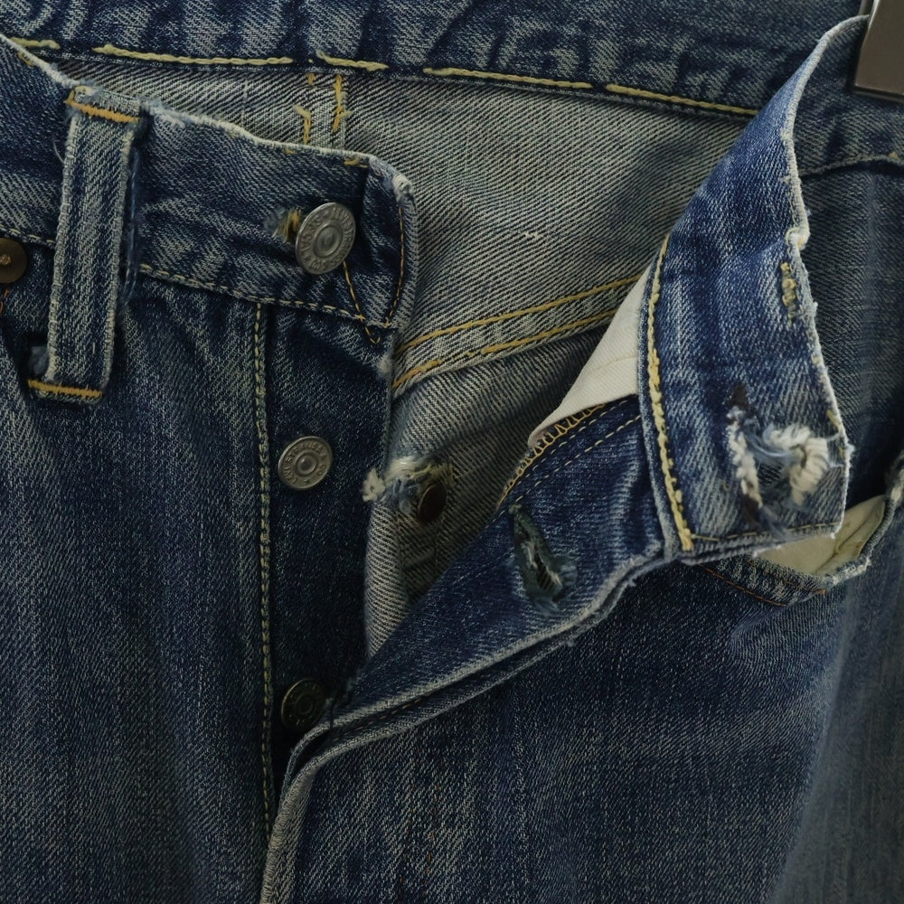 Levi's(リーバイス) 40‐50s VINTAGE 501XX 47model BIG E ボタン裏刻印無し 3ボタンフライ デニム パンツ インディゴ