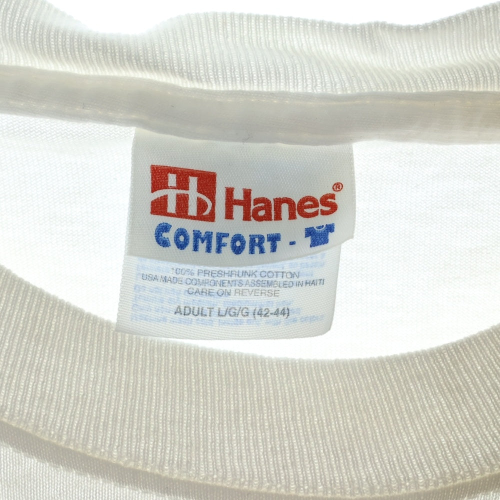 VINTAGE(ヴィンテージ) 00s BY THE TREE INVADE MY SOUL HANES バイ ザ スリー 両面プリント 半袖 Tシャツ カットソー ホワイト