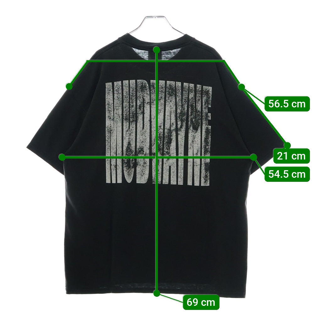 VINTAGE(ヴィンテージ) 00s MUDVAYNE M&O マッドヴェイン 両面プリント 半袖 Tシャツ カットソー ブラック