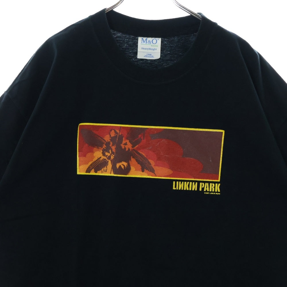 VINTAGE(ヴィンテージ) 00s LINKIN PARK HYBRID THEORY リンキンパーク ハイブリッドセオリー 両面プリント 半袖Tシャツ カットソー ホワイト