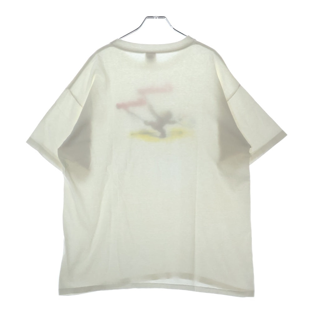 VINTAGE(ヴィンテージ) 90s CURIOUS GEORGE おさるのジョージ フロントプリント 半袖Tシャツ カットソー ホワイト