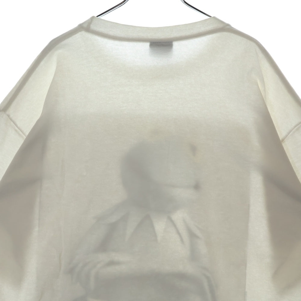 VINTAGE(ヴィンテージ) 90s KERMIT CLEIN UNDER WHERE? フロントプリント 半袖Tシャツ カットソー ホワイト