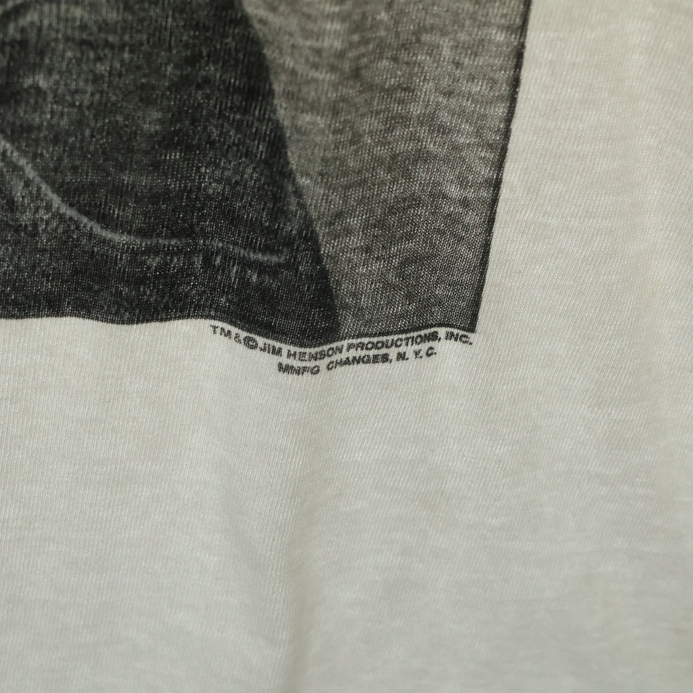 VINTAGE(ヴィンテージ) 90s KERMIT CLEIN UNDER WHERE? フロントプリント 半袖Tシャツ カットソー ホワイト