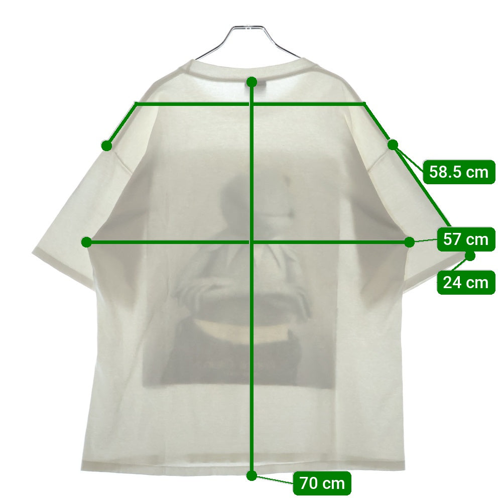 VINTAGE(ヴィンテージ) 90s KERMIT CLEIN UNDER WHERE? フロントプリント 半袖Tシャツ カットソー ホワイト