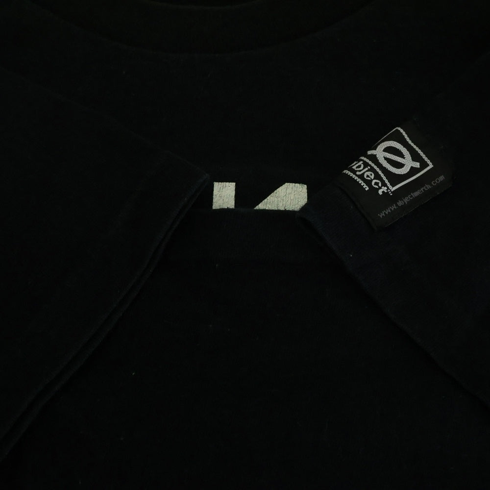 VINTAGE(ヴィンテージ) 00s NINE INCH NAILS THE FRAGILE FRAGILITY WHERE THE FUCK WHERE YOU? 2000 ナインインチネイルズ 両面プリント 半袖Tシャツ カットソー ブラック