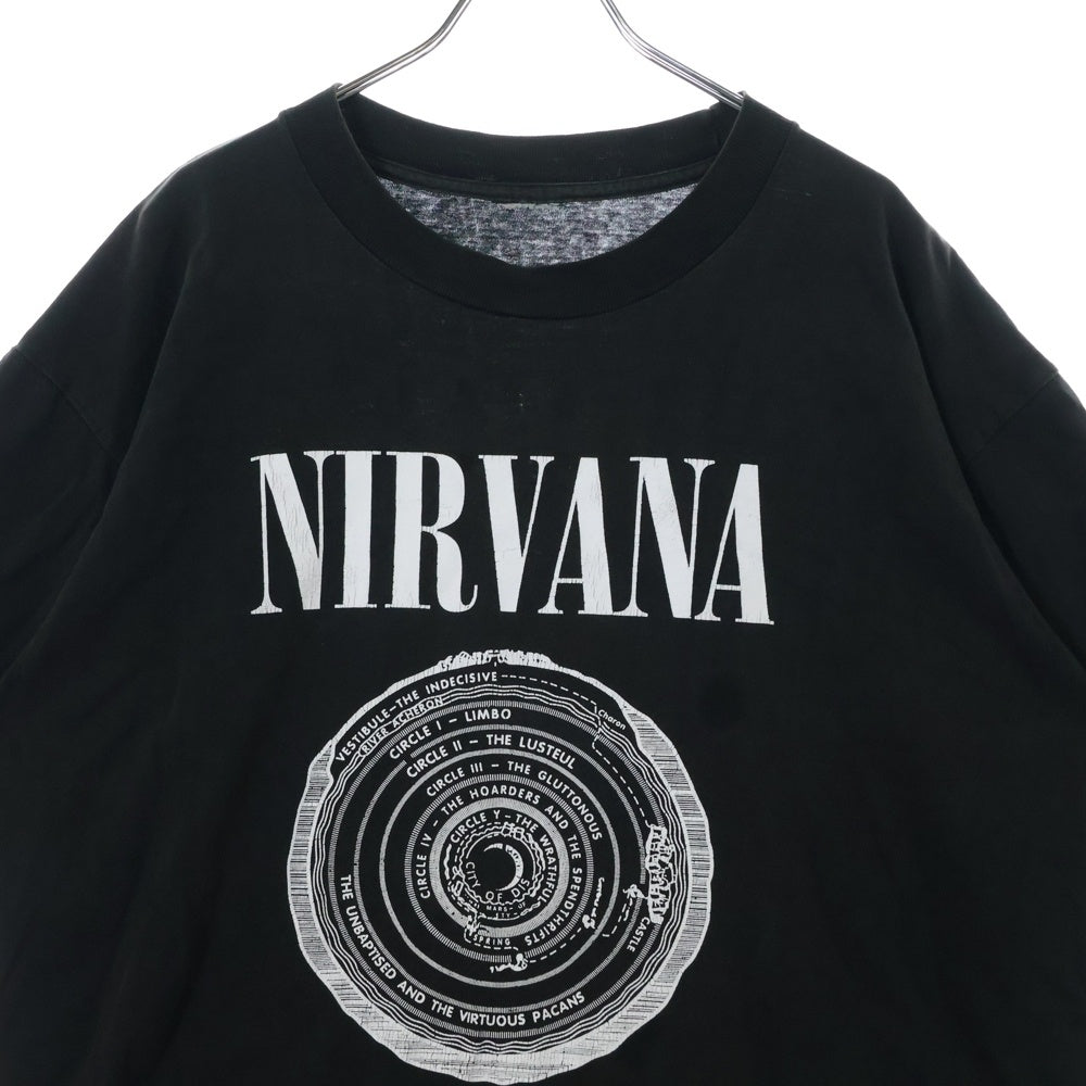 VINTAGE(ヴィンテージ) 90S NIRVANA VESTIBULE ニルヴァーナ ヴェスティビュール Tシャツ 半袖 カットソー ブラック
