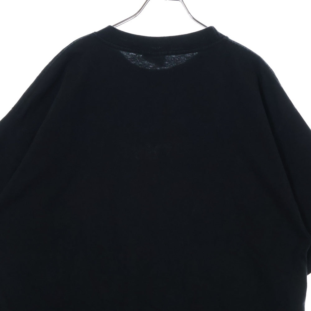VINTAGE(ヴィンテージ) 90s ALBERT EINSTEIN 1993 SPACE ONE FEELS AS IF ONE IS DISSOLVED アインシュタイン フロント プリント Tシャツ 半袖カットソー ブラック