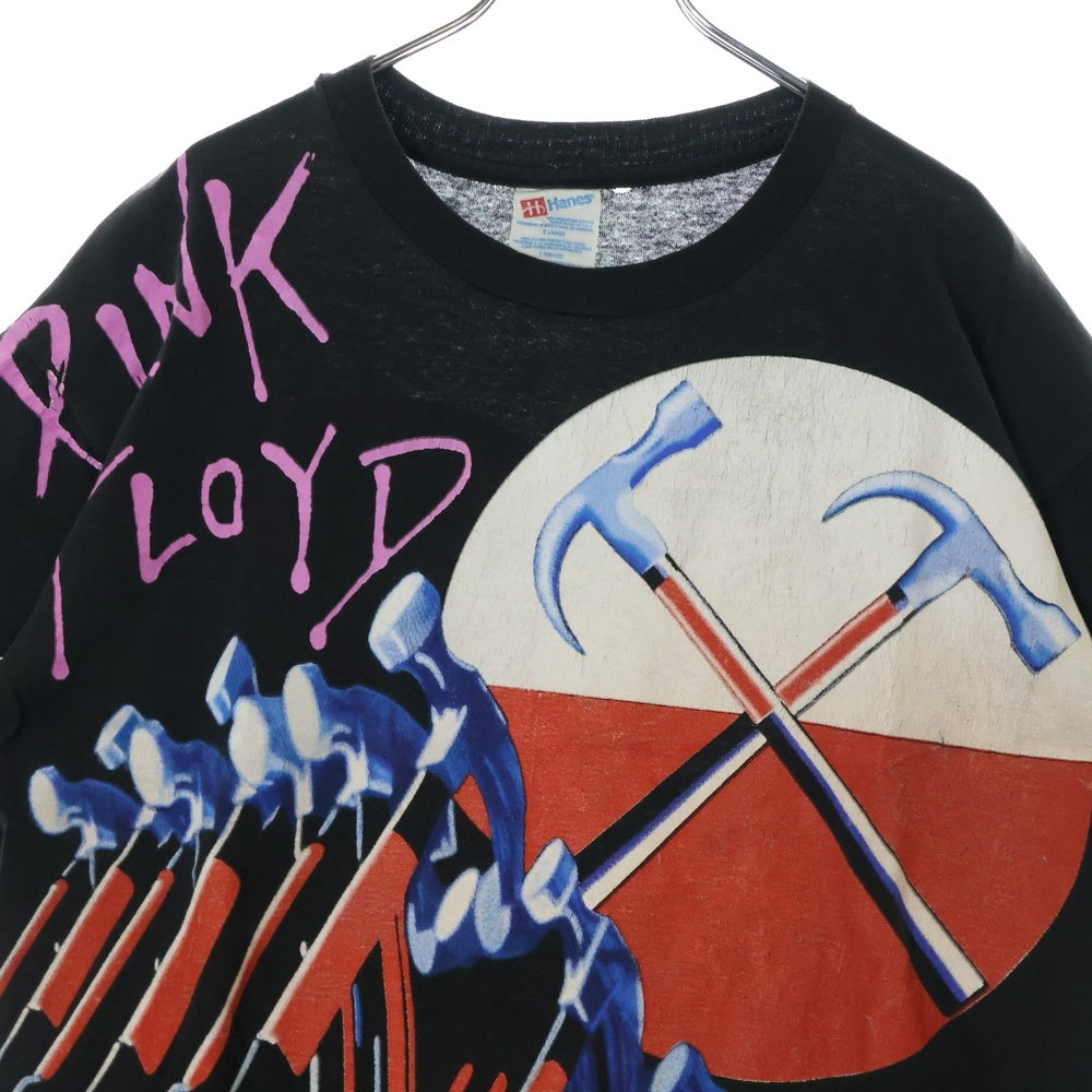 VINTAGE(ヴィンテージ) 90s PINK FLOYD THE WALL ピンクフロイド ザウォール Tシャツ 半袖カットソー ブラック