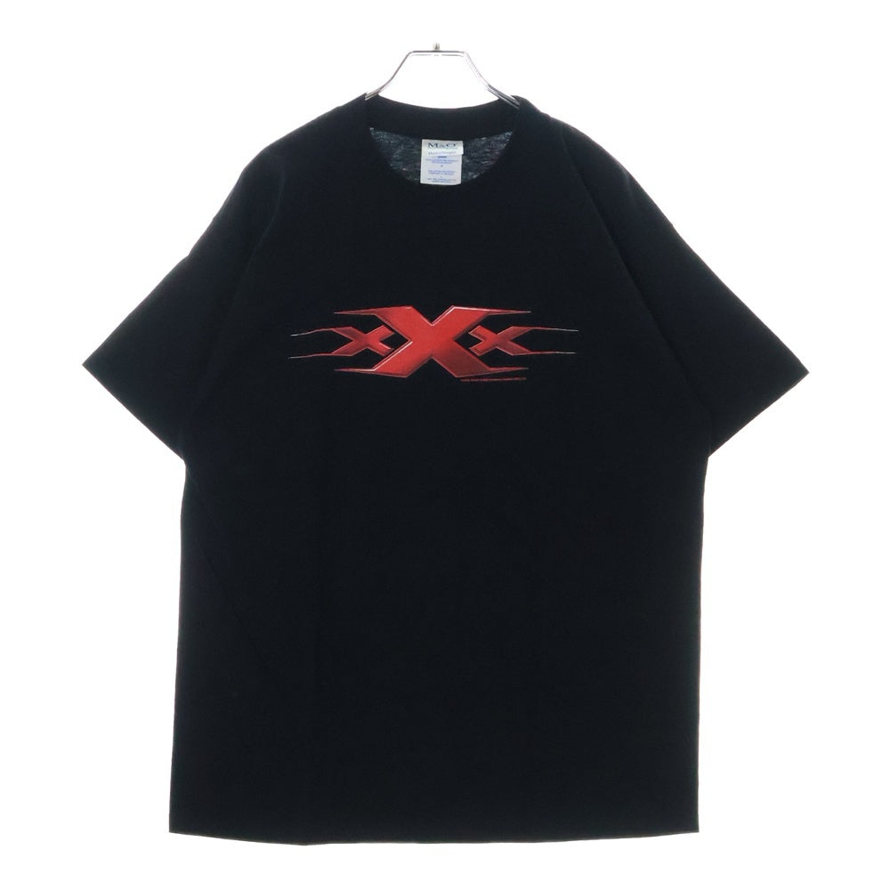 VINTAGE(ヴィンテージ) 00s XXX MOVIE PROMO TEE フロントプリント 半袖 Tシャツ カットソー ブラック