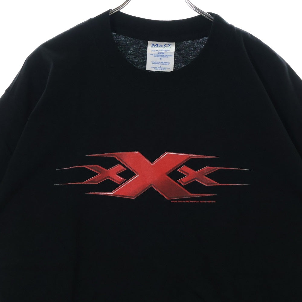 VINTAGE(ヴィンテージ) 00s XXX MOVIE PROMO TEE フロントプリント 半袖 Tシャツ カットソー ブラック