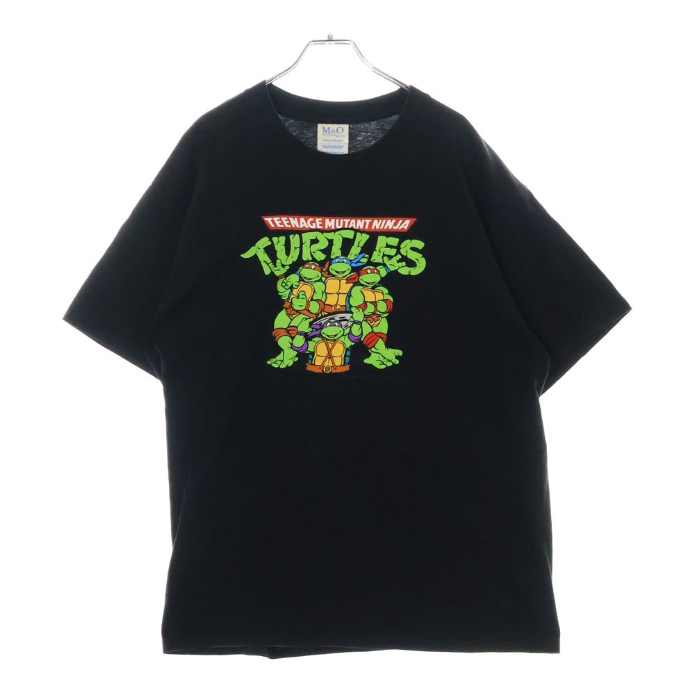 VINTAGE(ヴィンテージ) 00s TURTLES TEENAGE MUTANT NINJA フロントプリント 半袖 Tシャツ カットソー ブラック