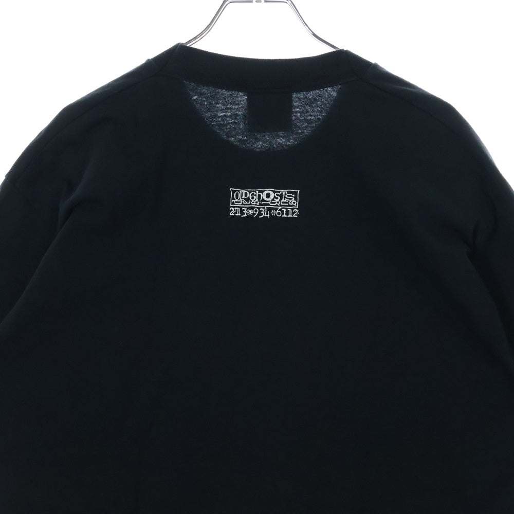 VINTAGE(ヴィンテージ) 90s OLD GHOSTS DESIGNS INC ADDICT 両面プリント 半袖Tシャツ カットソー ブラック